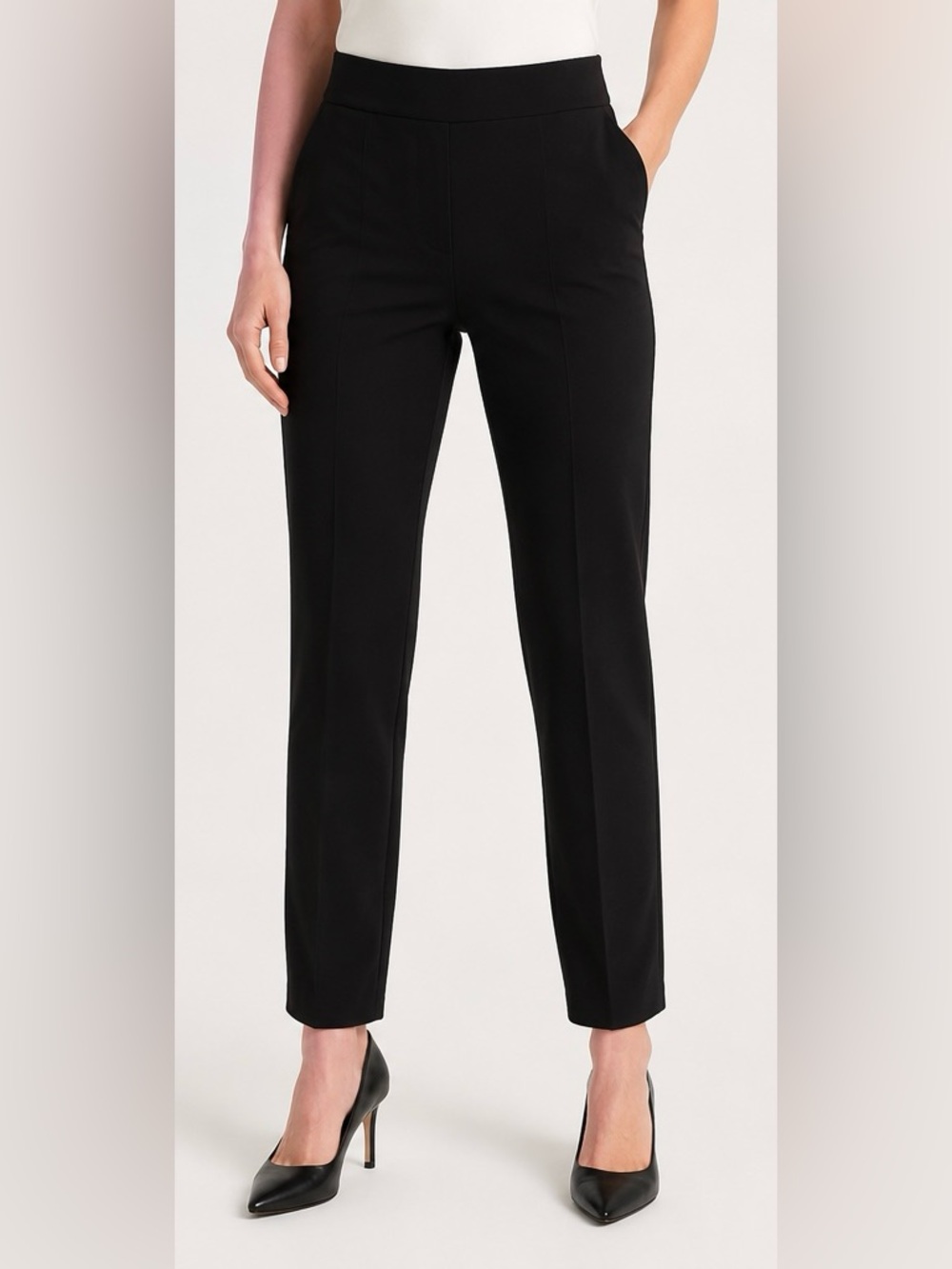 Joseph Ribkoff Trends Black Ankle Dress Pants Size 18